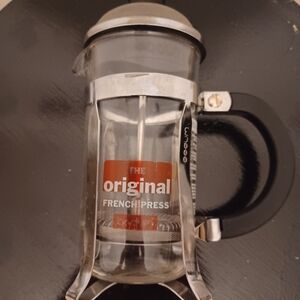 Wimdee French Press Coffee Maker - Black and Silver